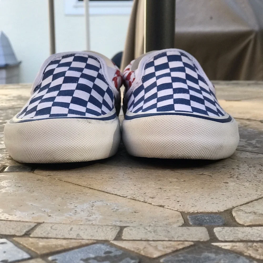 VANS Classic Slip-On Checkerboard Shoe Slides (Unisex) - Picture 4 of 5